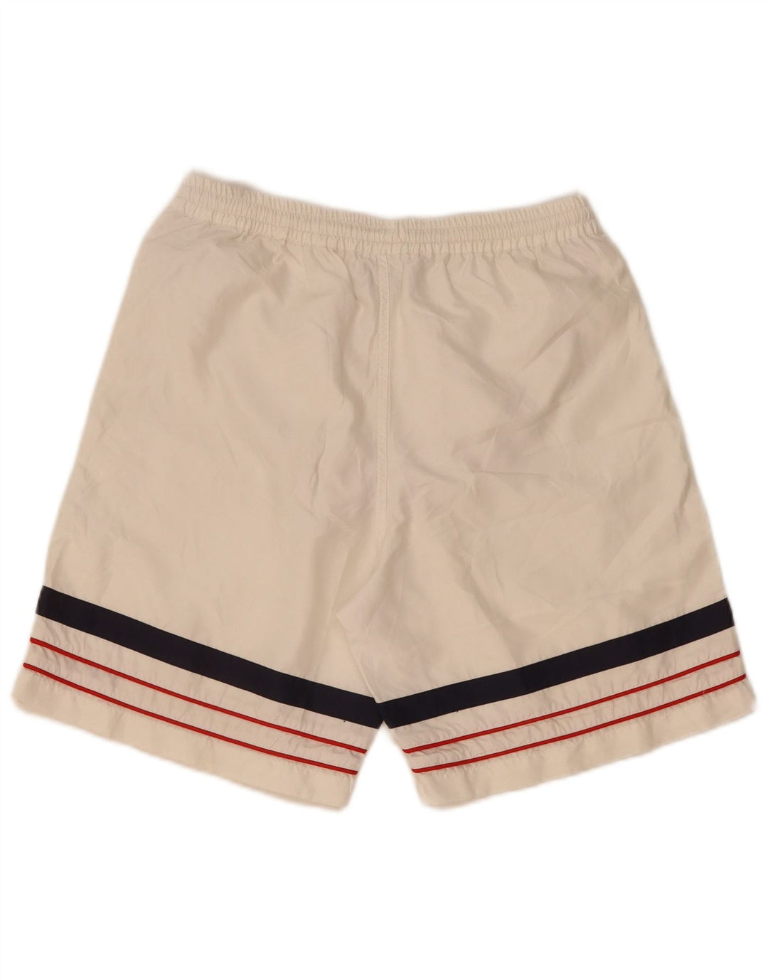 Fila Shorts deportivos para hombre Poliéster a rayas blancas medianas