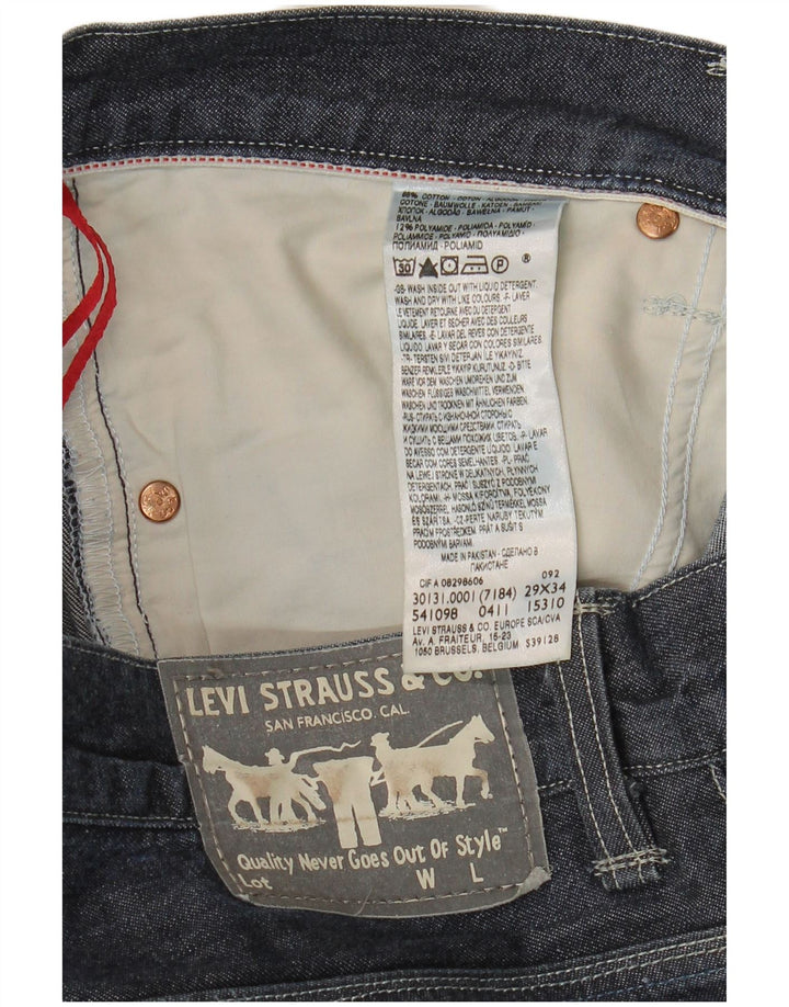 Vaqueros rectos Levi's para hombre W29 L34 Algodón azul marino