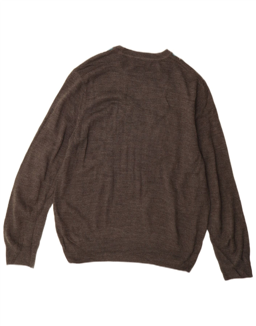 Dockers Jersey De Cuello Redondo Para Hombre Gris Medio Argyle/Diamante Acrílico