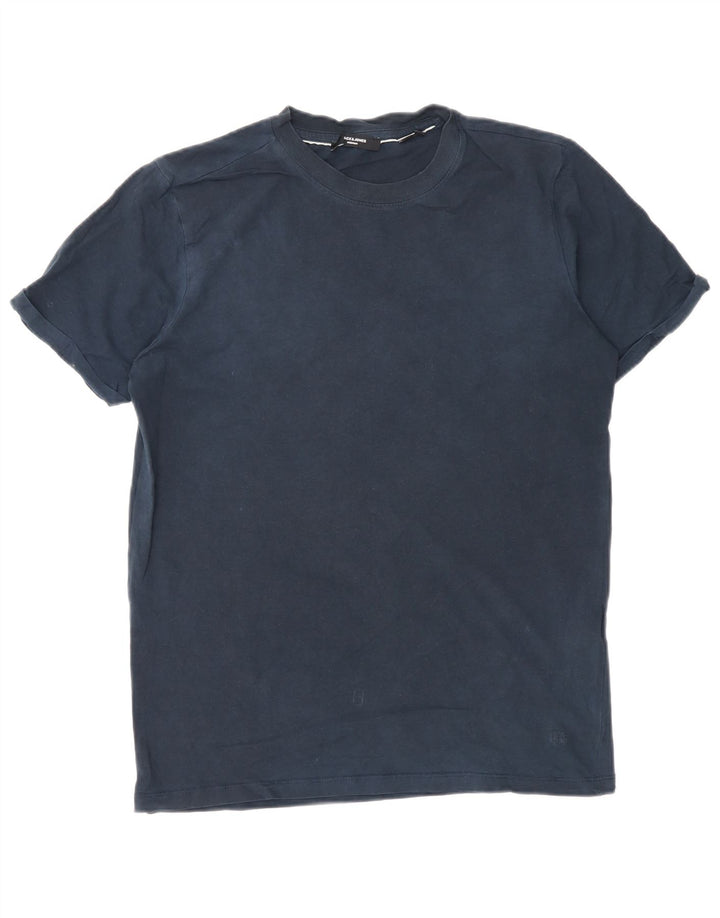 Jack & Jones Hombre Camiseta Top Small Azul Marino Algodón