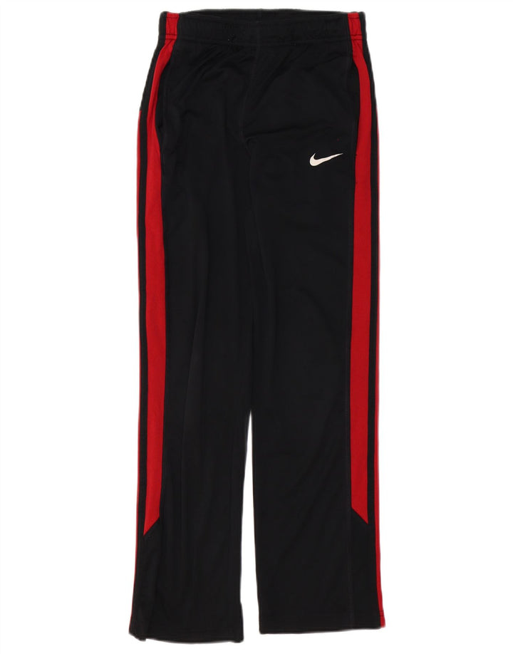 Nike Pantalones de chándal regulares para niños de 12 a 13 años, talla grande, color negro