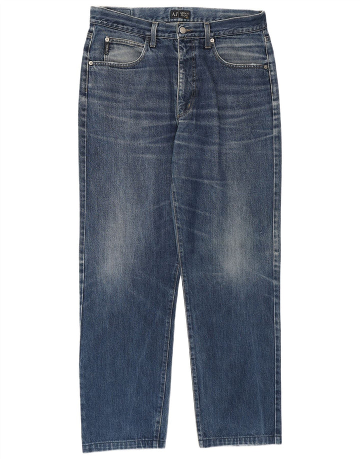 Vaqueros Armani Hombre Rectos W36 L31 Azul