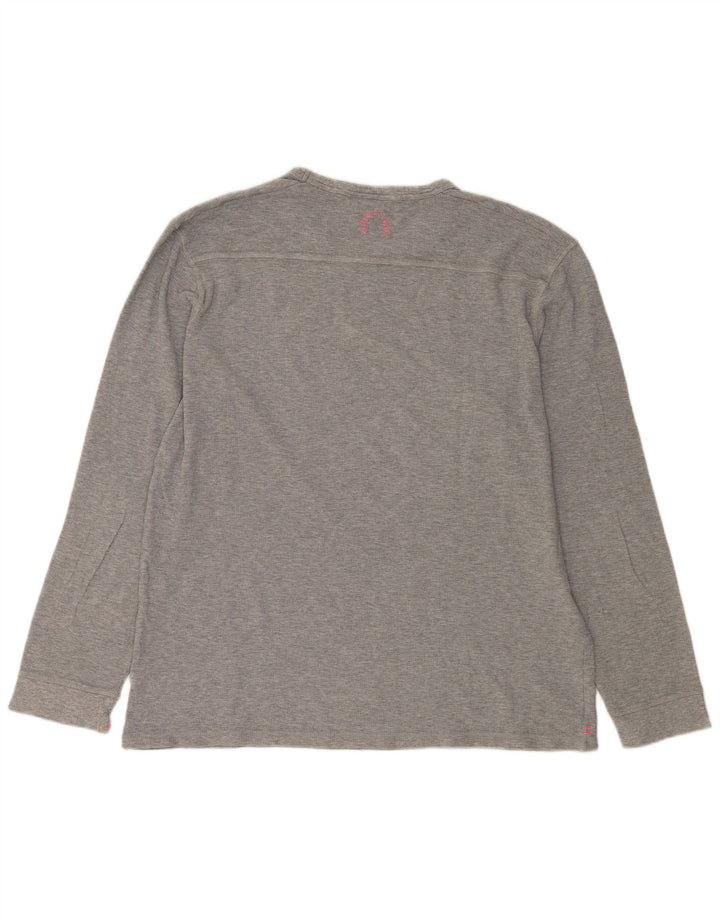 SCOTCH & SODA Camiseta Hombre Manga Larga 2XL Gris Algodón