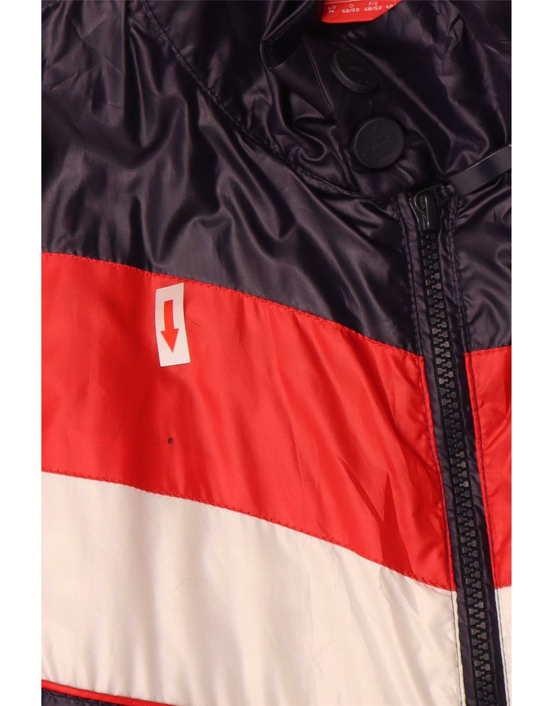 Puma Chaqueta acolchada para hombre ES 38 Mediano Púrpura Colorblock Poliéster