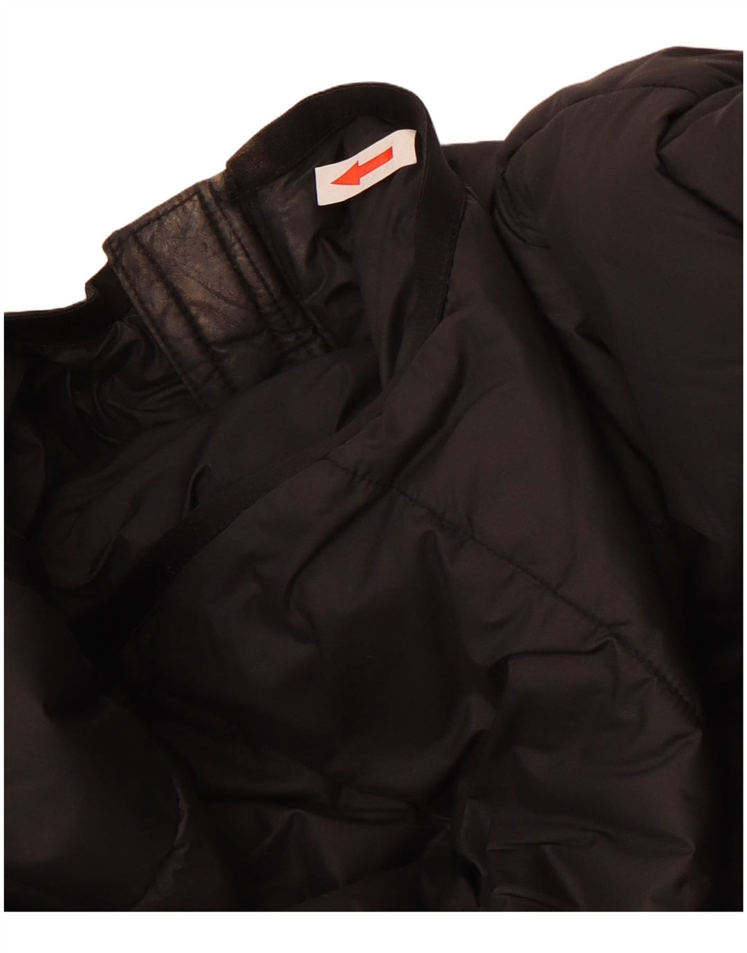 Adidas Chaqueta acolchada con capucha para mujer UK 12 Mediana Negro Poliéster
