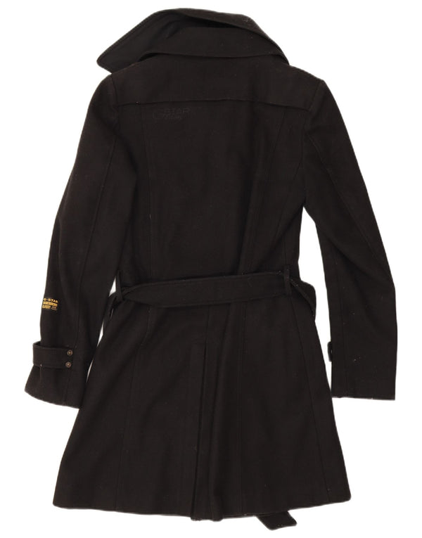 Abrigo de doble botonadura para mujer G-Star UK 40 Small Lana negra