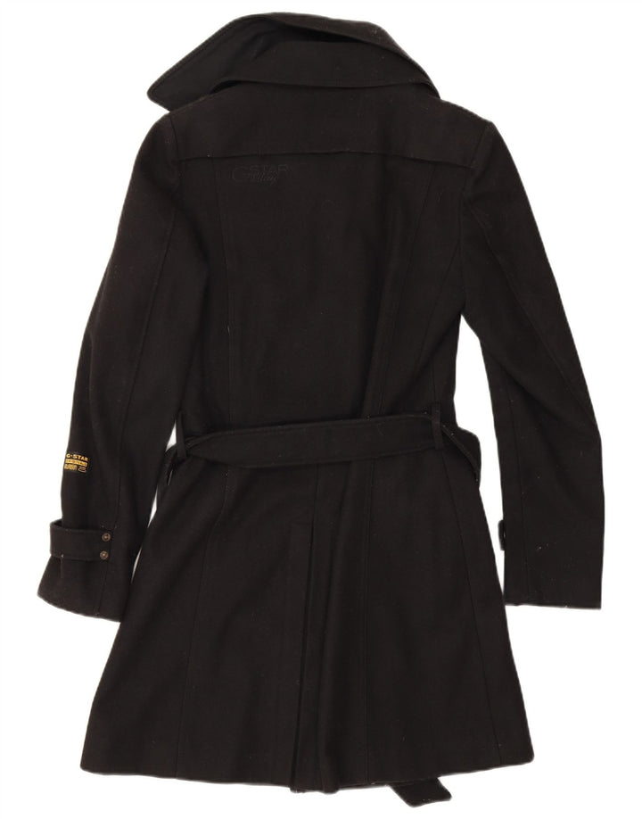 Abrigo de doble botonadura para mujer G-Star UK 40 Small Lana negra