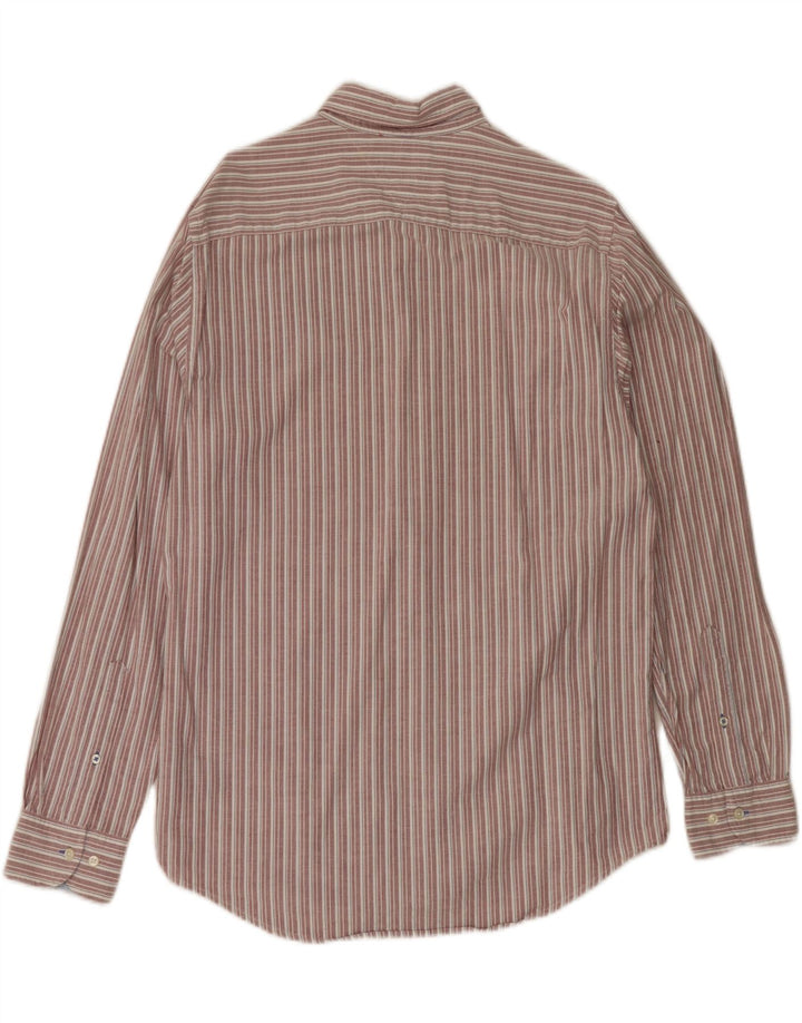 Camisa Tommy Hilfiger para hombre de algodón a rayas rojas grandes
