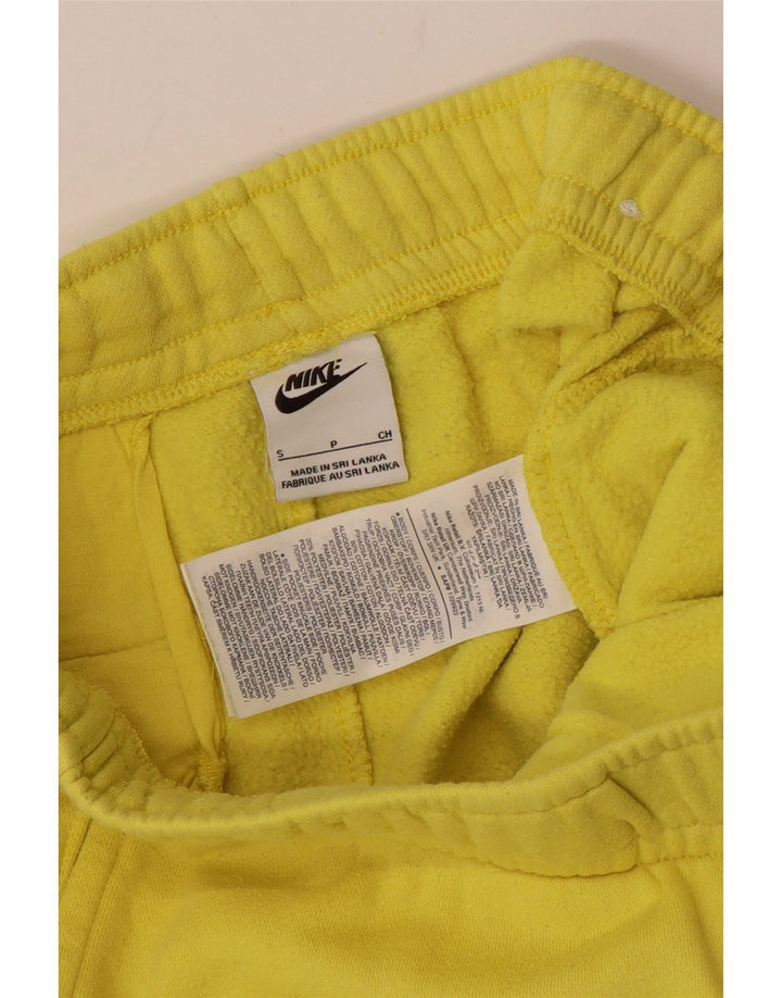 Nike Hombre Pantalones De Chándal Joggers Small Amarillo Algodón