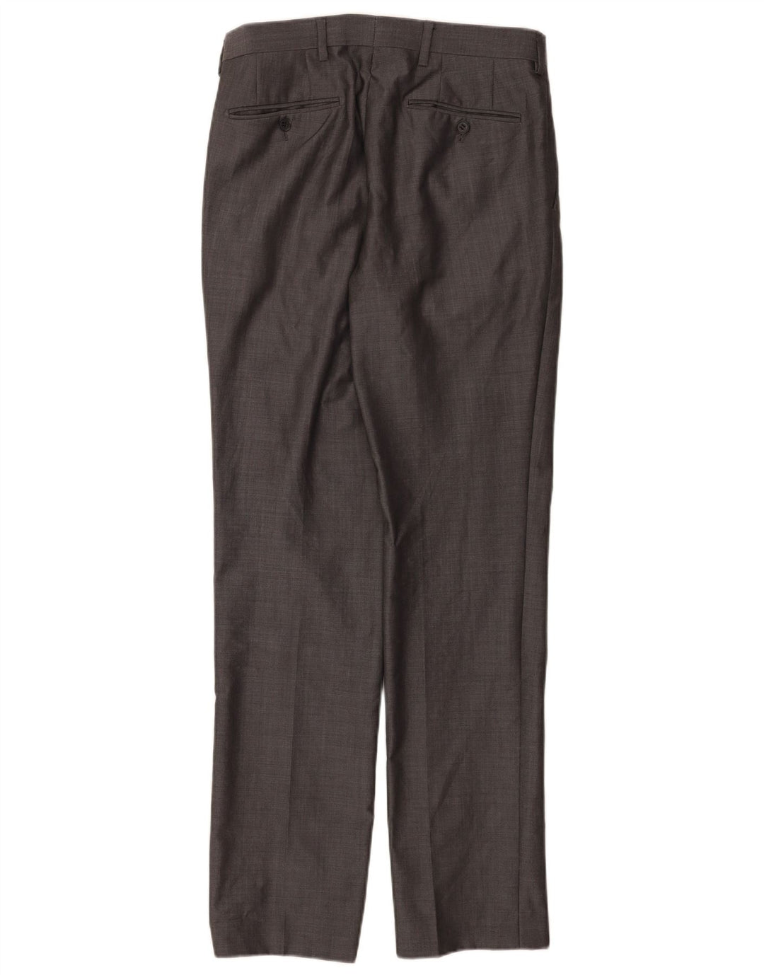 Marks & Spencer Pantalones de traje rectos Autograph para hombre W30 L33 Lana gris