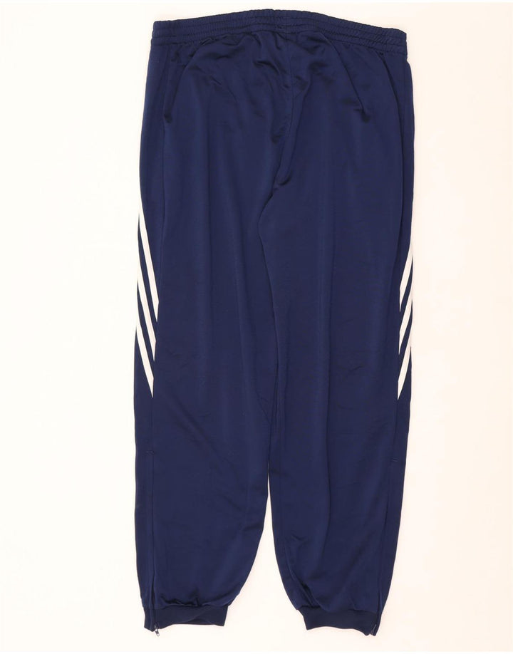 ADIDAS Mens Tracksuit Trousers Joggers XL  Navy Blue Polyester