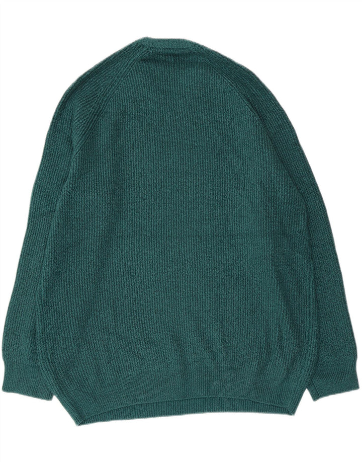 Marks & Spencer - Jersey de cuello redondo para hombre, talla 2XL, poliamida verde