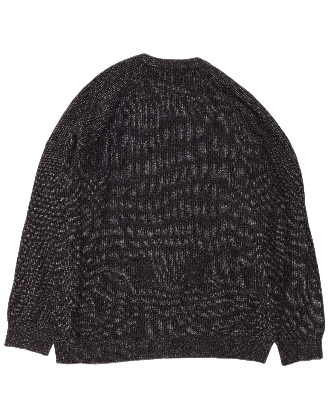 Marks & Spencer - Jersey de cuello redondo para hombre, talla 2XL, poliamida moteada negra