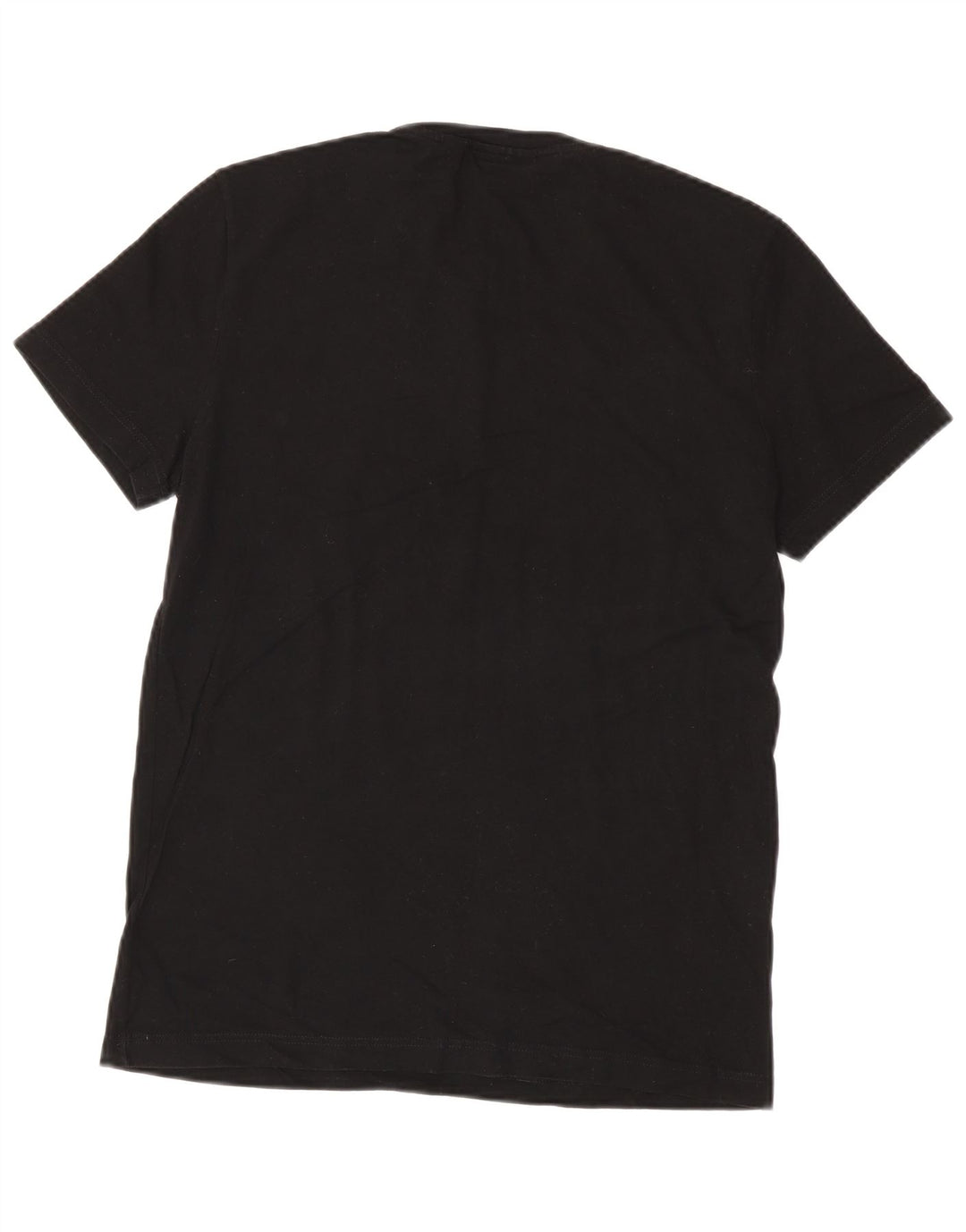 Lacoste Camiseta de corte regular para hombre talla 4 mediana algodón negro