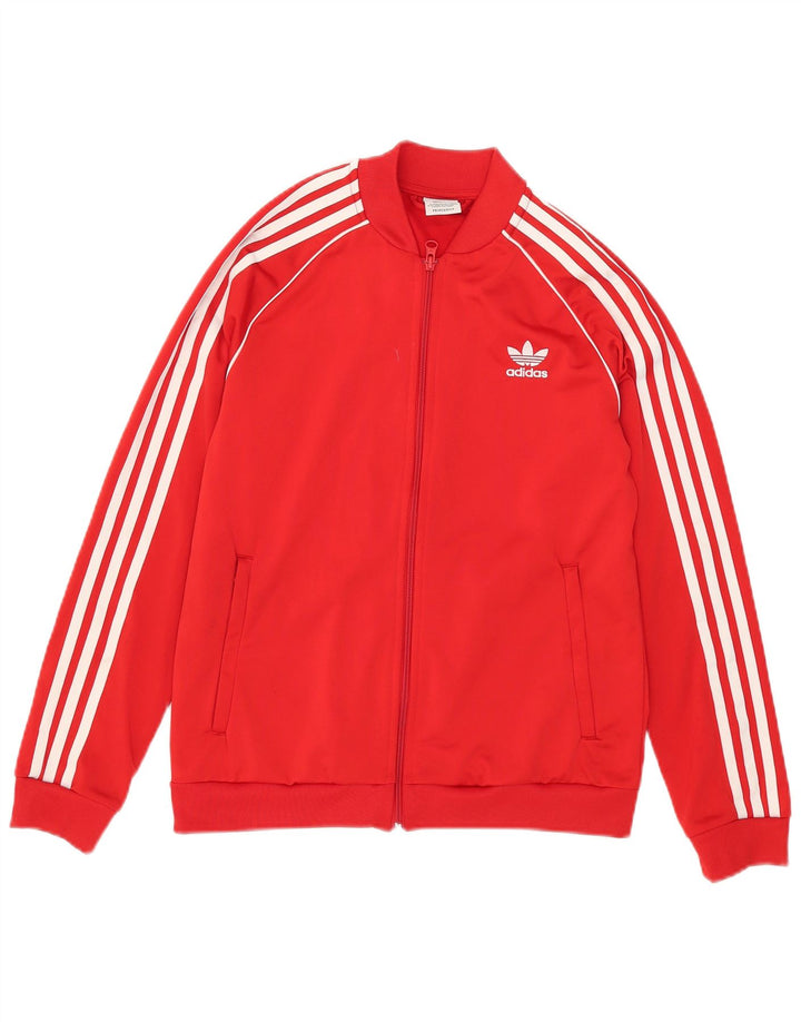 Adidas Chaqueta Chándal Niña 13-14 Años Rojo Poliéster