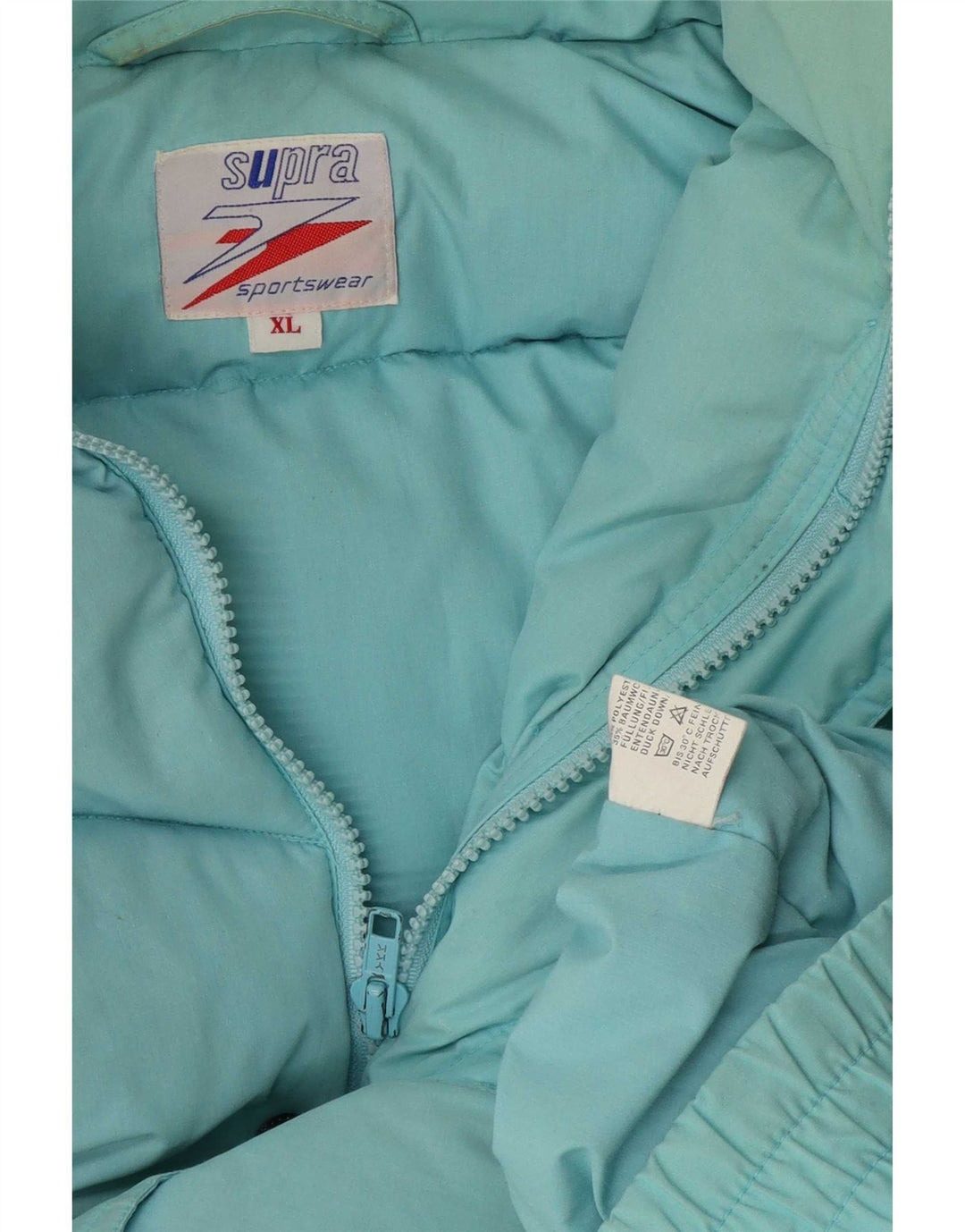 Supra Chaqueta acolchada para hombre ES 42 XL Poliéster azul
