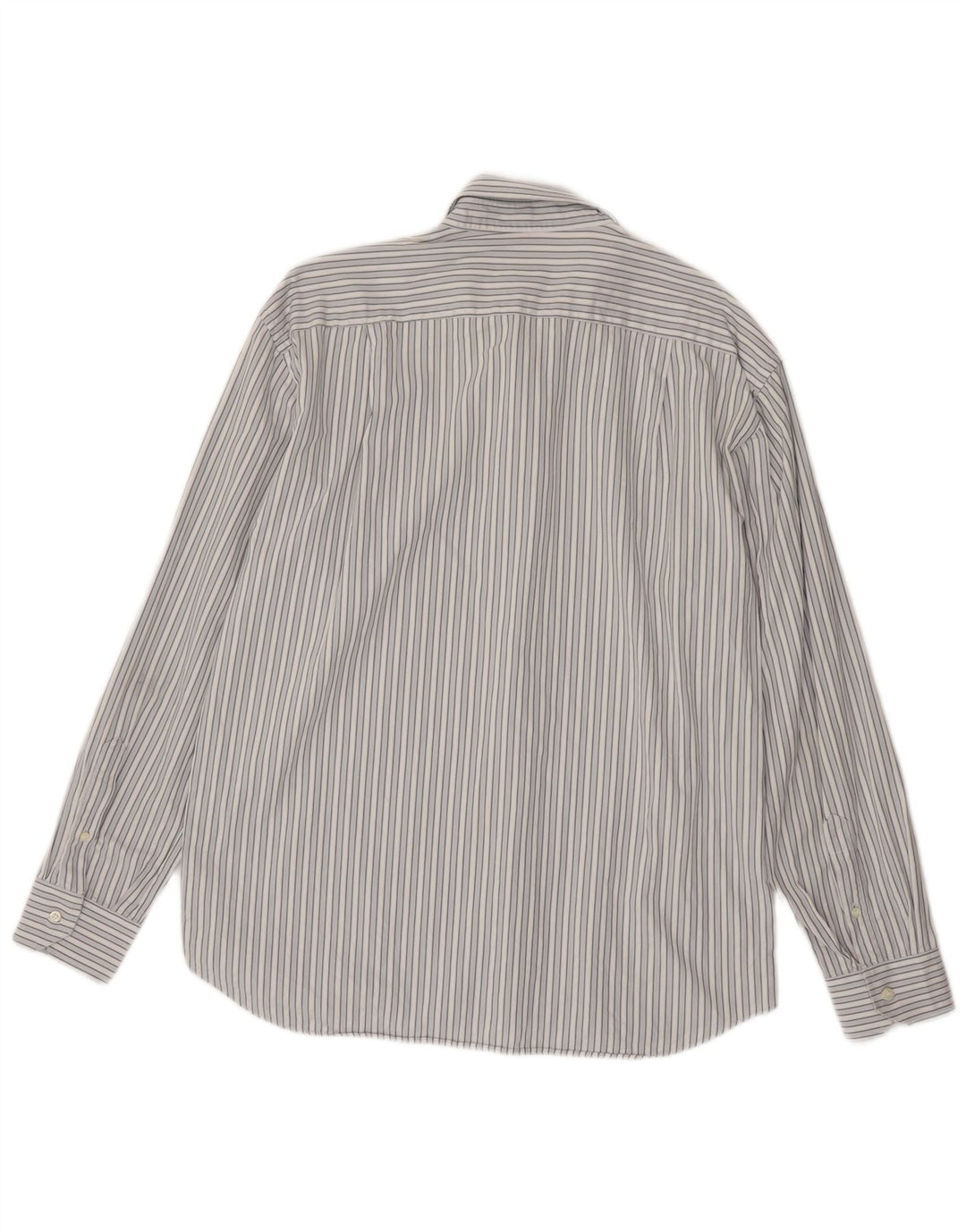 Camisa Roccobarocco Hombre Talla 43 17 XL Azul Rayas