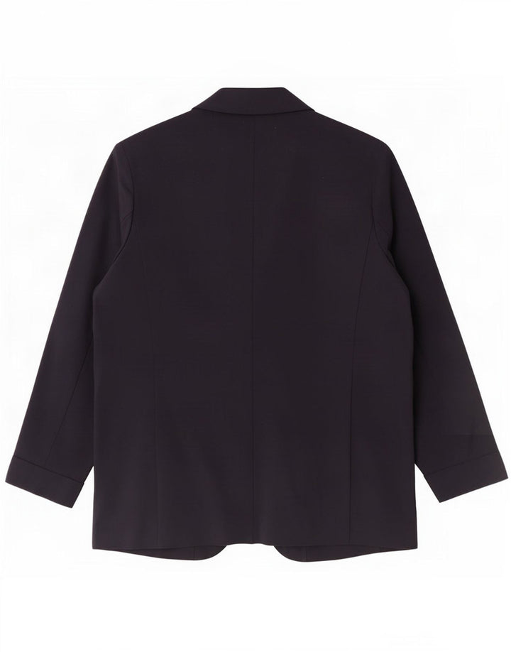 Marks & Spencer Chaqueta tipo blazer abierta de manga 3/4 para mujer UK 46 Grande Azul marino