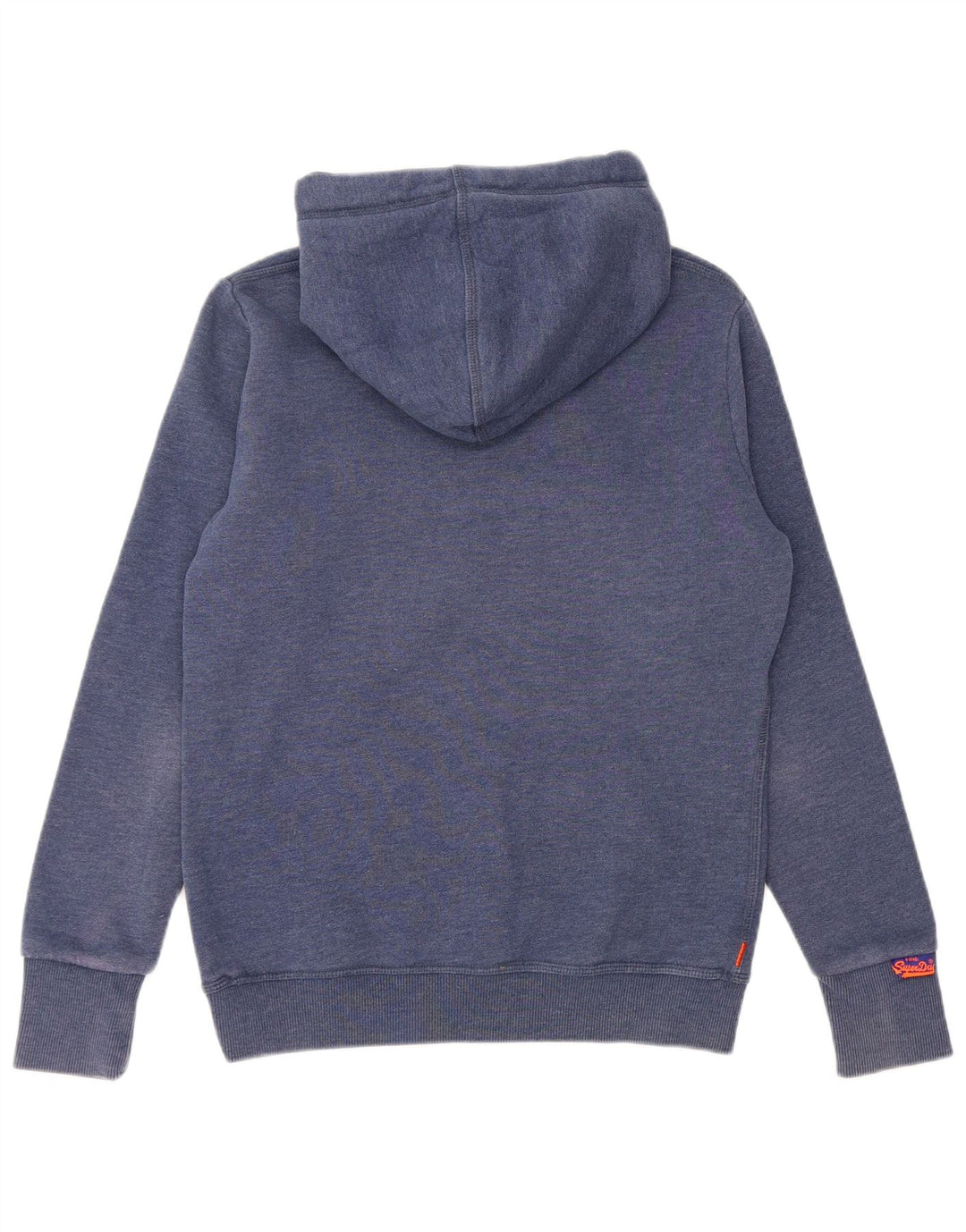 SUPERDRY Jersey con capucha gráfica para mujer Reino Unido 44 Algodón azul marino mediano