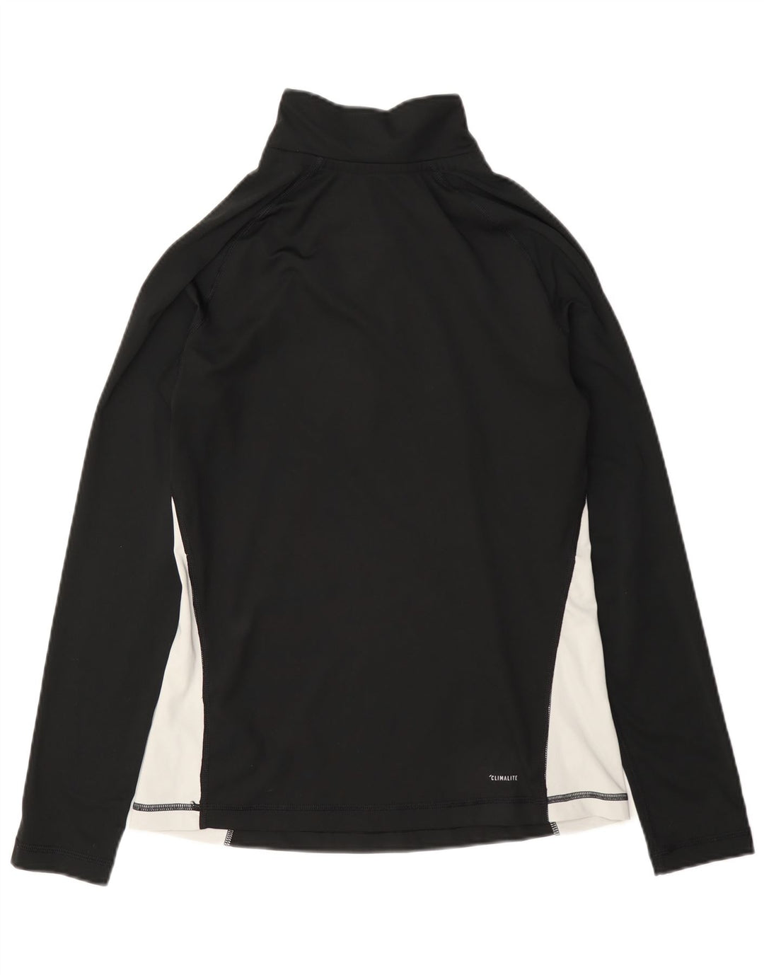 Adidas Mujer Gráfico Jersey Chándal Top UK 12/14 Mediano Negro