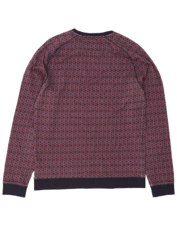 Ted Baker - Jersey de cuello redondo para hombre, talla 3, mediano, multicolor floral