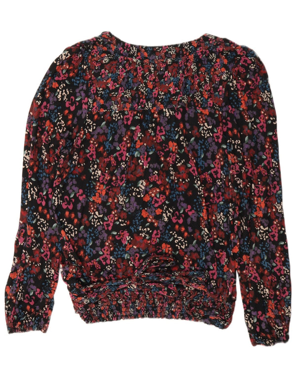 Blusa de manga larga para mujer de Fat Face UK 40 Medium Multicolor Floral