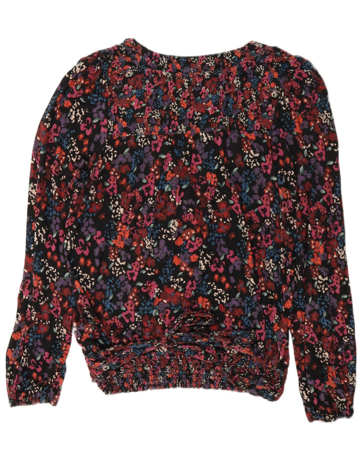 Blusa de manga larga para mujer de Fat Face UK 40 Medium Multicolor Floral