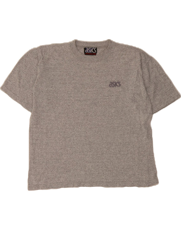 ASICS Womens T-Shirt Top UK 16 Large Grey