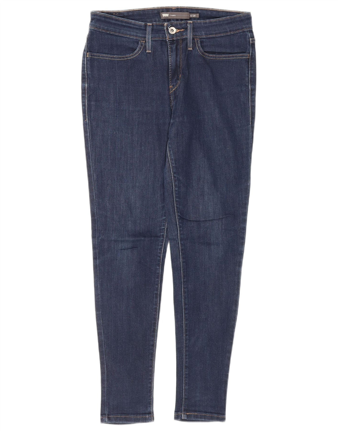 LEVI'S Legging Skinny Jeans para mujer US 6 Medium W28 L27 Algodón azul