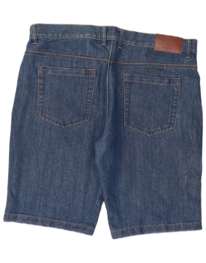 FRENCH CONNECTION Mens Denim Shorts W36 Large  Blue Cotton