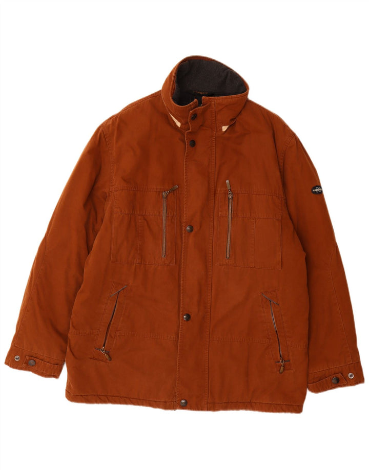 Navigare Chaqueta utilitaria para hombre UK 38 Algodón marrón medio