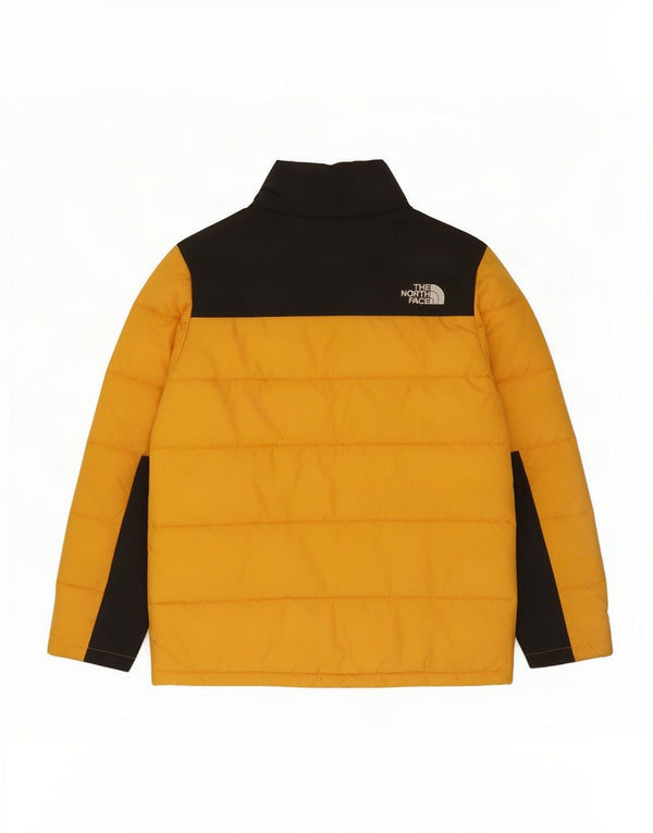 The North Face Chaqueta acolchada para niños de 11 a 12 años, talla grande, color amarillo