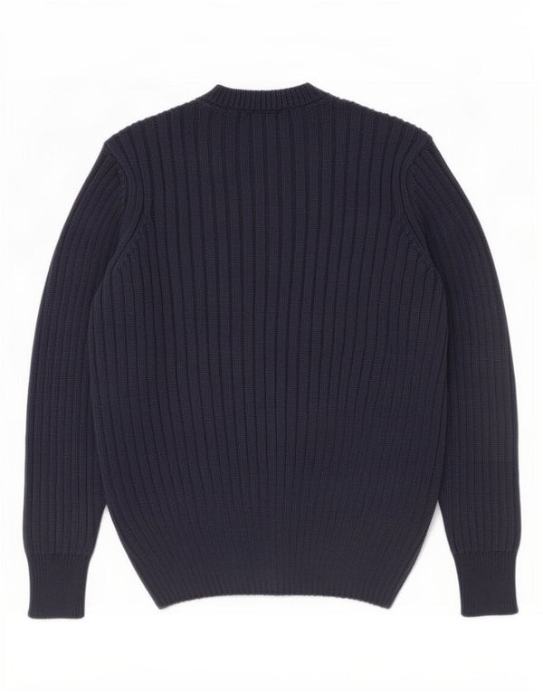 Marks & Spencer - Jersey de cuello redondo para mujer, talla 40, talla M, color azul marino