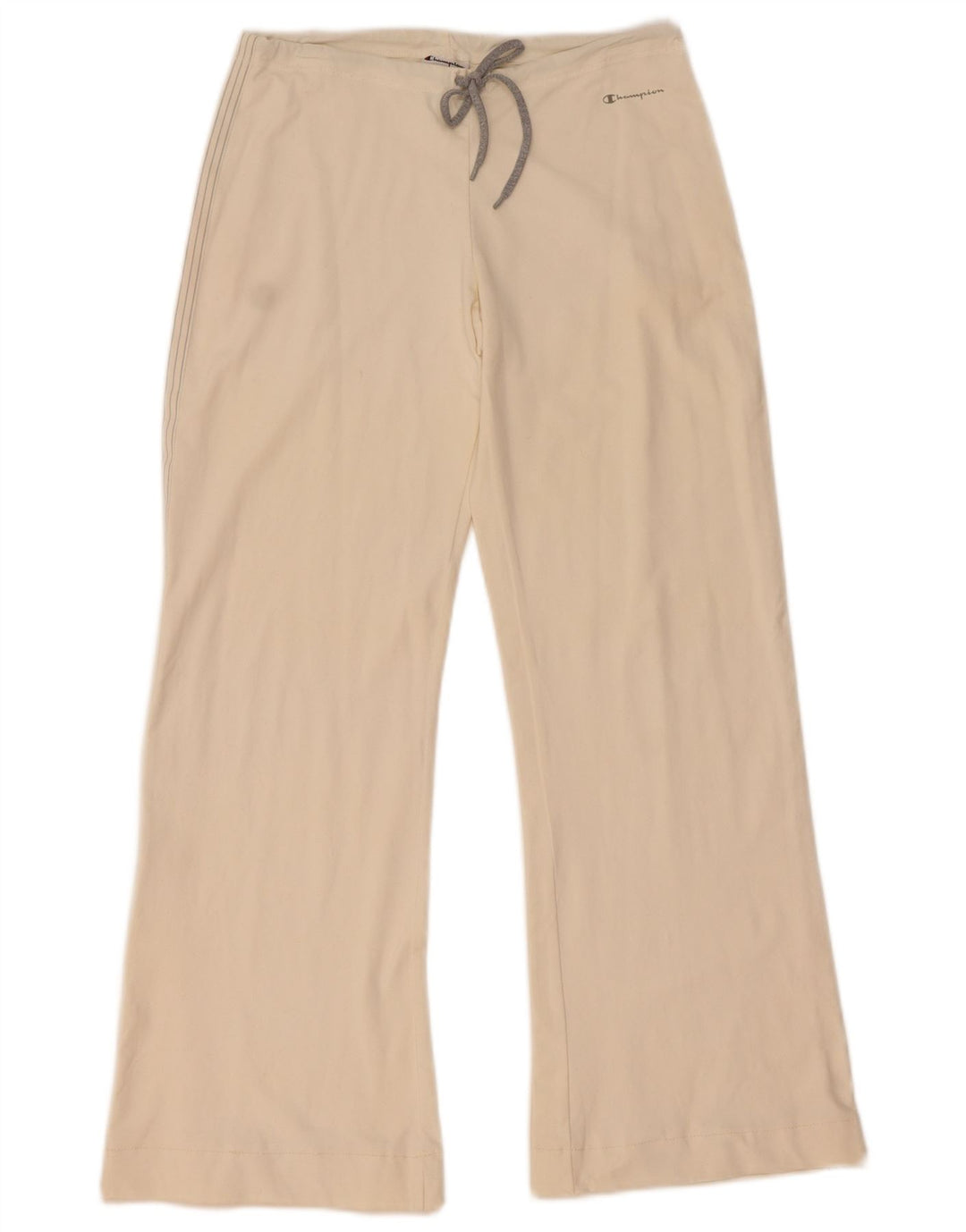Champion Pantalones De Chándal Acampanados Para Mujer UK 12 Medium Off White Poliamida