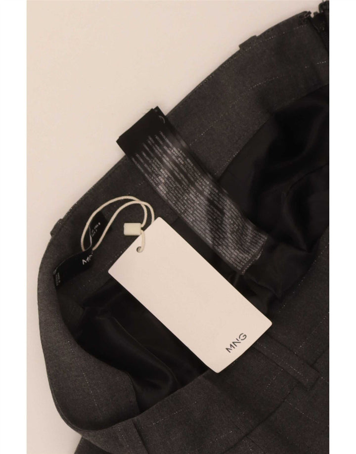 Falda lápiz para mujer Mango EU 40 Medium W32 Poliéster a rayas grises