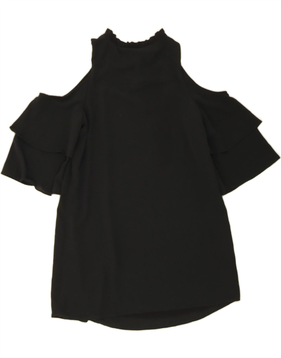 MOSSIMO Womens Off Shoulder Dress UK 12 Medium Black Polyester Vintage Mossimo and Second-Hand Mossimo from Messina Hembry 