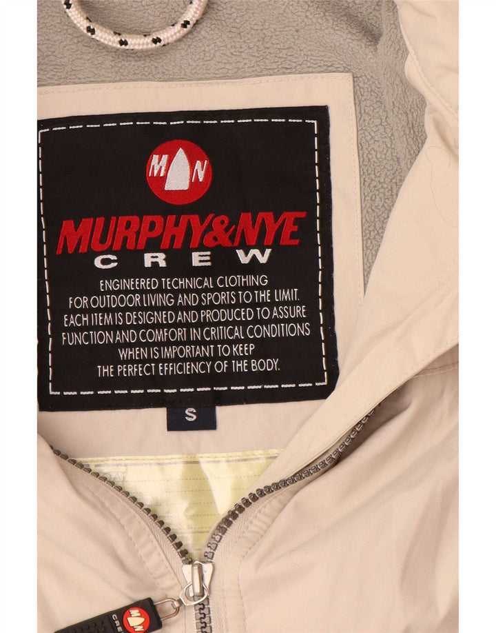 Murphy & Nye Chaqueta Bomber para Hombre UK 36 Small Off White Poliamida