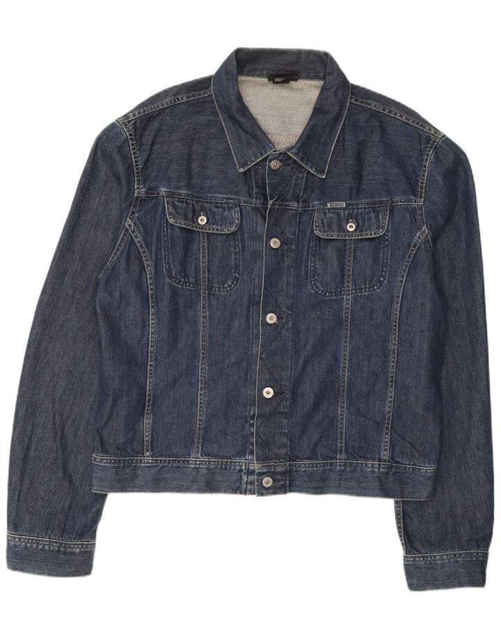 Diesel Chaqueta Vaquera para Hombre UK 44 2XL Algodón Azul Marino