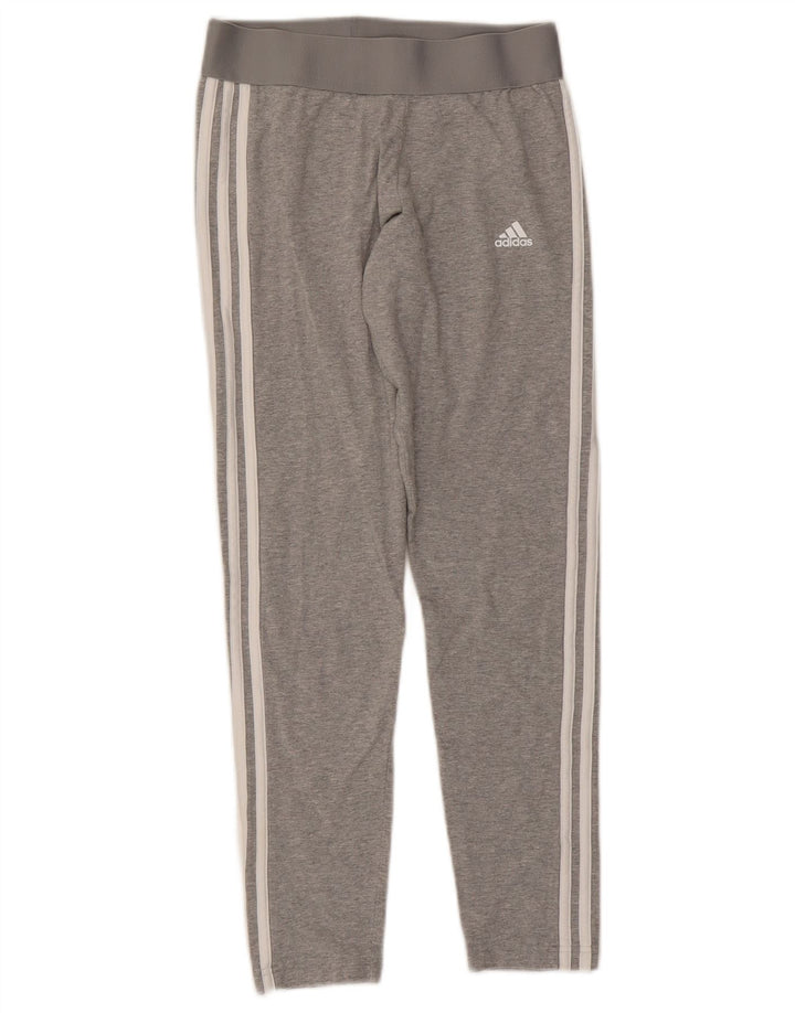 Adidas Leggings para mujer Reino Unido 12/14 Algodón gris medio