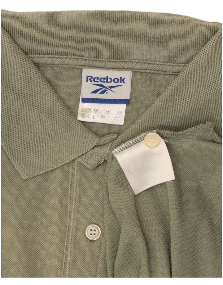 Polo Reebok Hombre Algodón Caqui Medio