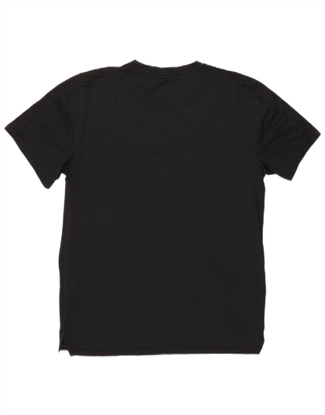 NIKE Camiseta Dri Fit Standard Fit para Hombre Top Pequeño Poliéster Negro