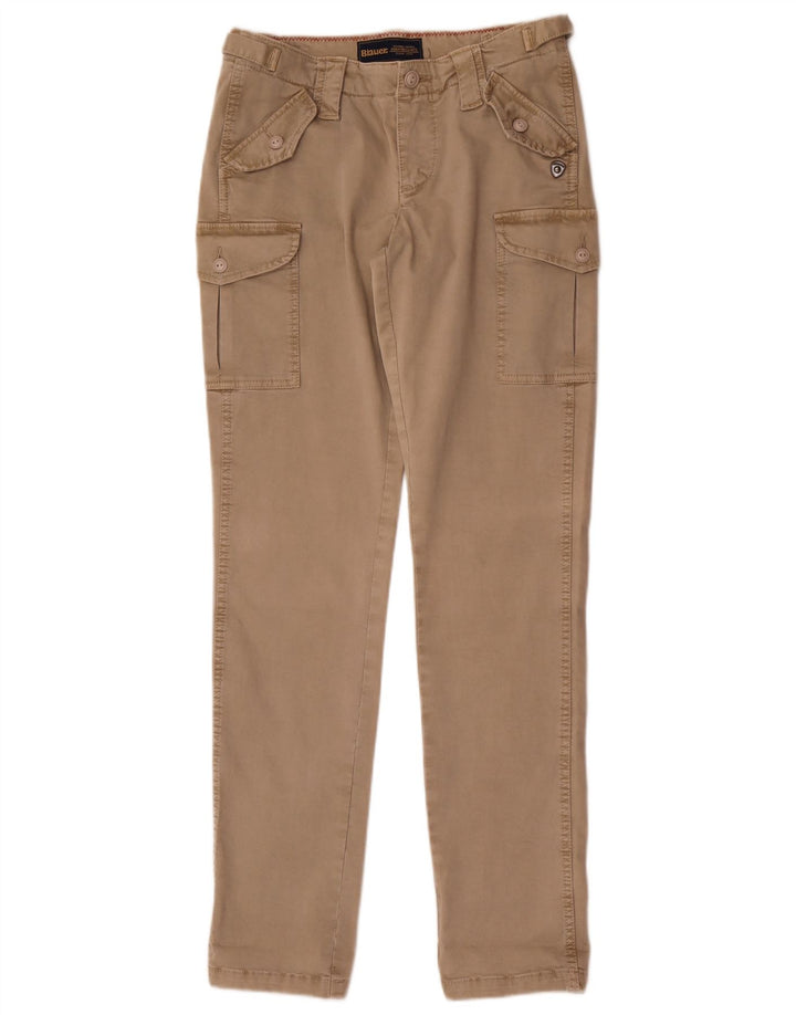 Blauer Hombre Pantalones Cargo Slim W28 L32 Algodón Beige