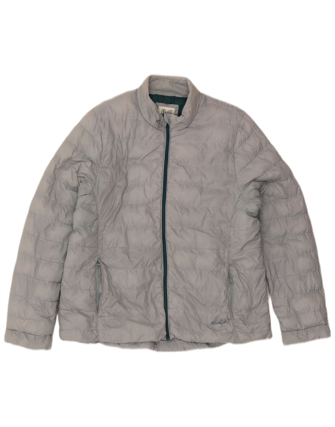 Weird Fish Chaqueta acolchada para mujer ES 40 XL Nylon azul