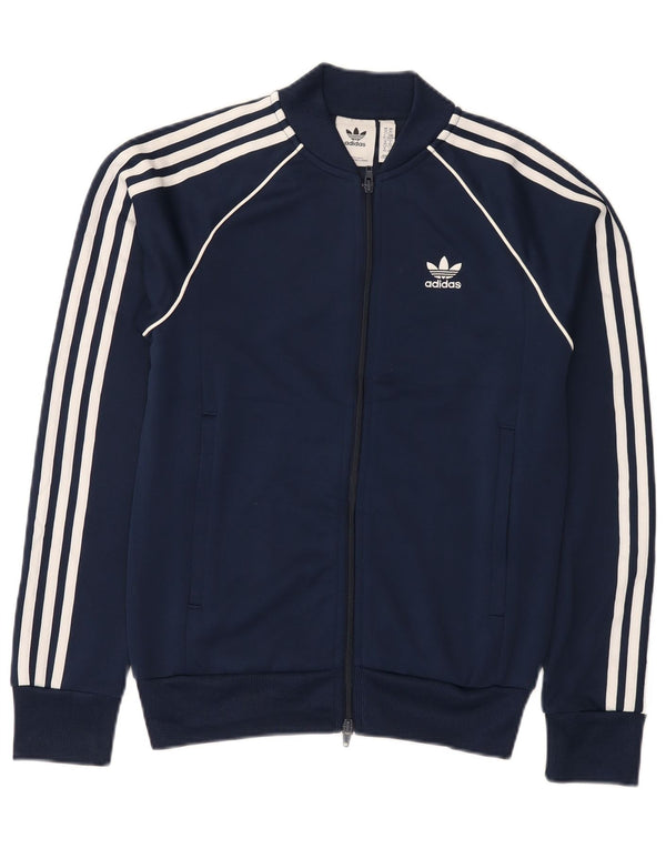 Adidas Hombre Chándal Top Chaqueta XS Azul Marino Poliéster