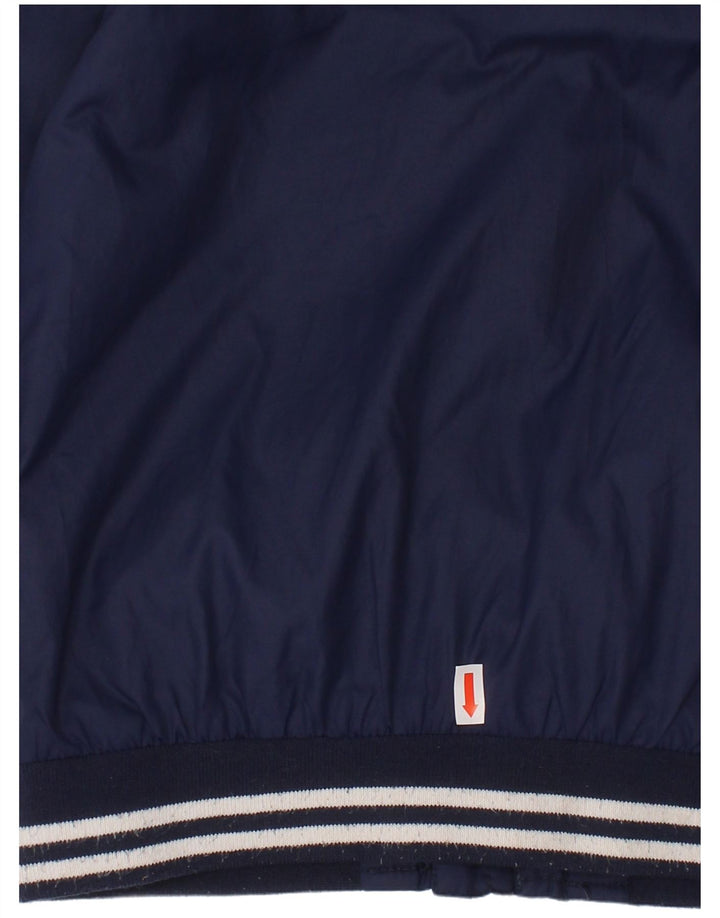 TIMBERLAND Boys Bomber Jacket 7-8 Years Navy Blue Polyester