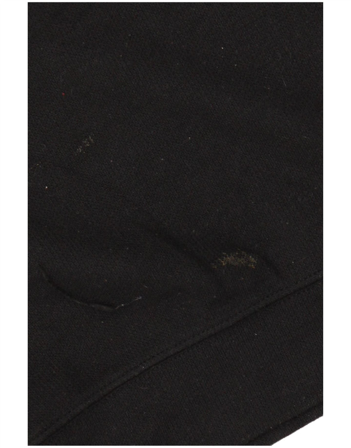 Zara Jersey con capucha extragrande para mujer UK 44 Mediano Poliéster negro