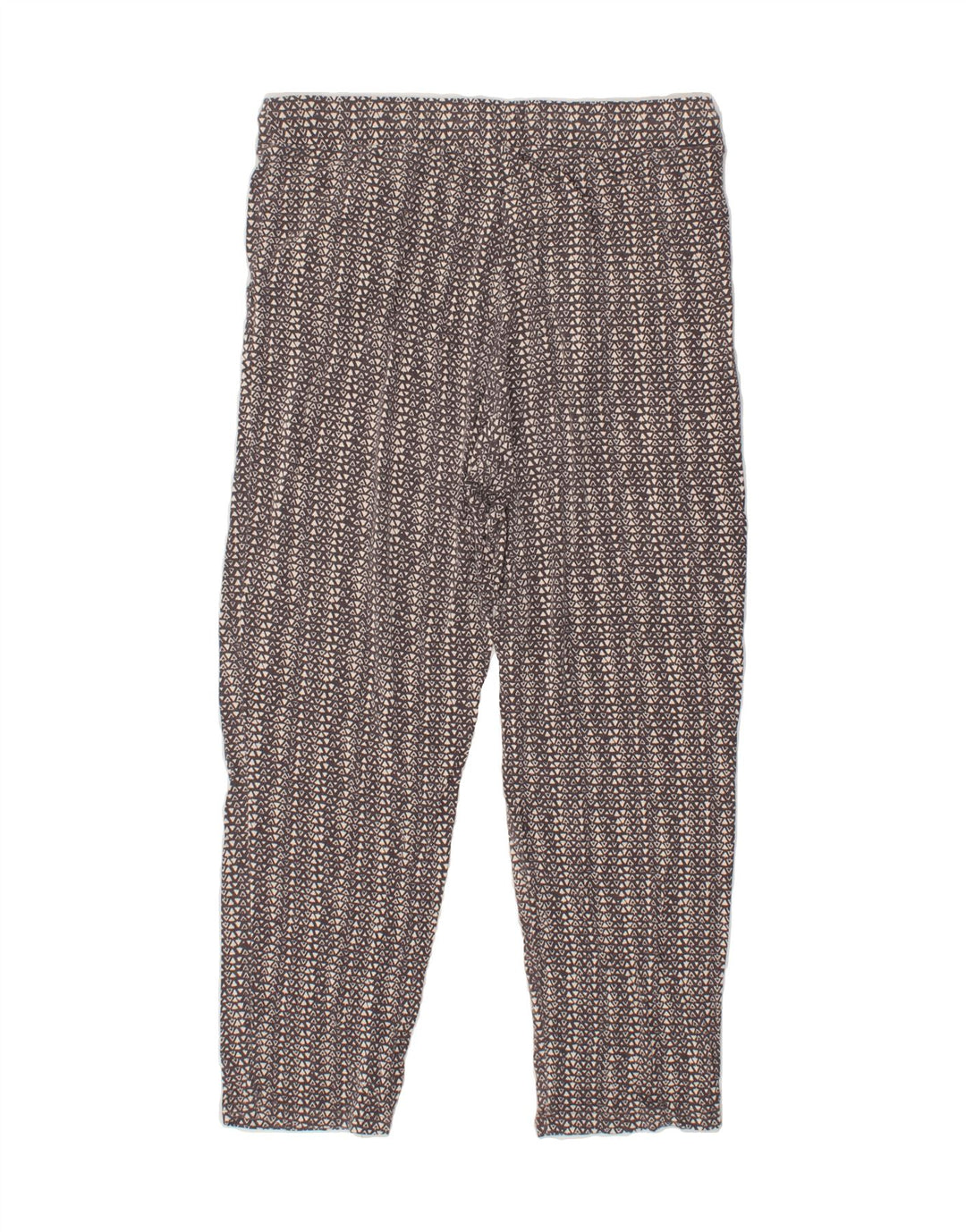 WHITE STUFF Womens Harem Trousers UK 10 Small W34 L28  Grey Geometric Vintage White Stuff and Second-Hand White Stuff from Messina Hembry 
