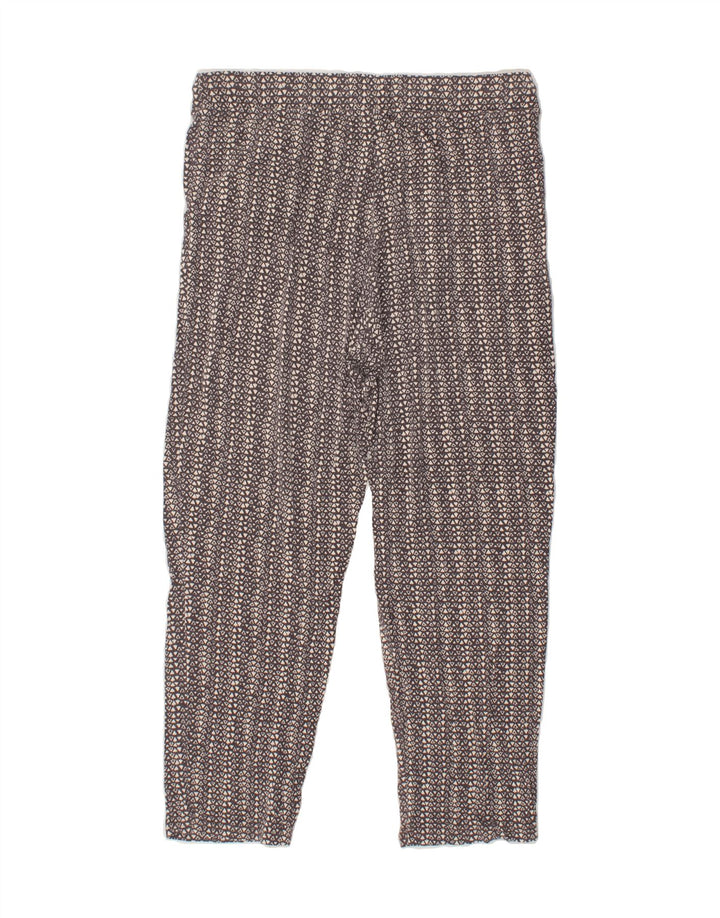 WHITE STUFF Womens Harem Trousers UK 10 Small W34 L28  Grey Geometric Vintage White Stuff and Second-Hand White Stuff from Messina Hembry 