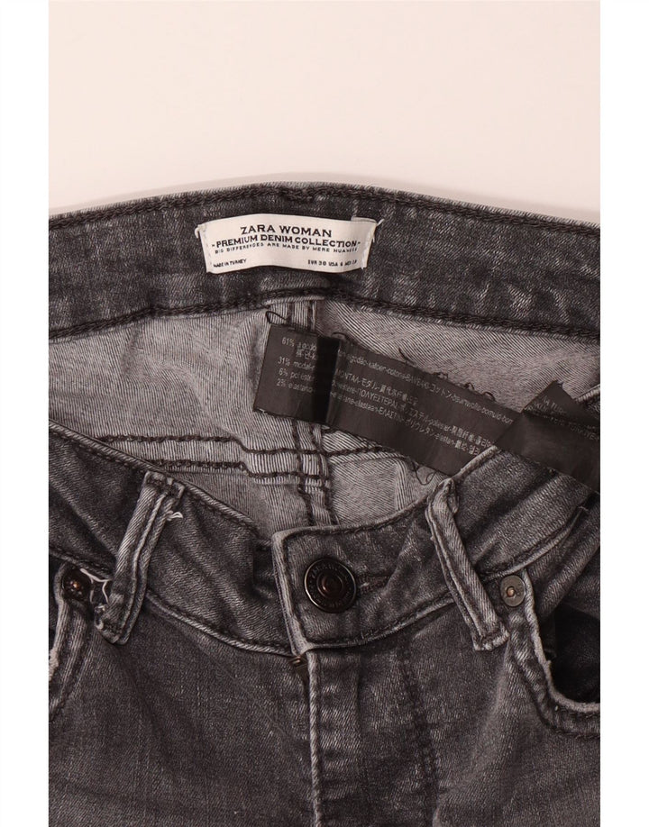 ZARA Womens Slim Jeans EU 38 Small W28 L27 Grey Cotton Vintage Zara and Second-Hand Zara from Messina Hembry 