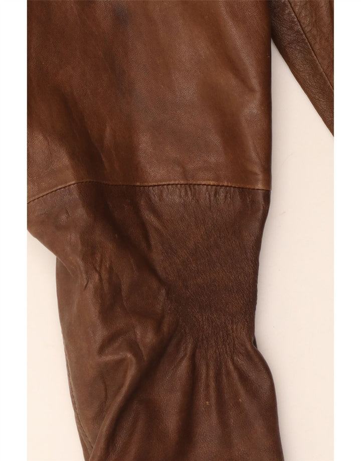 Conbipel Chaqueta de cuero para hombre IT 54 2XL Cuero marrón